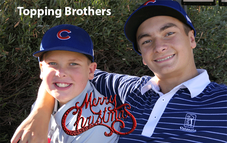 Merry Christmas from The Topping Brothers!