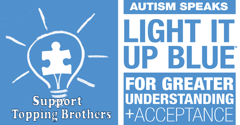 Wear Blue in Support | World Autism Month – Topping Brothers SCV