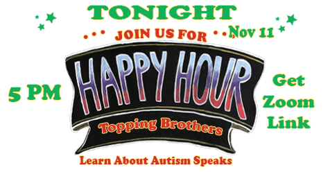 Happy Hour at 5PM on ZOOM with The Topping Brothers